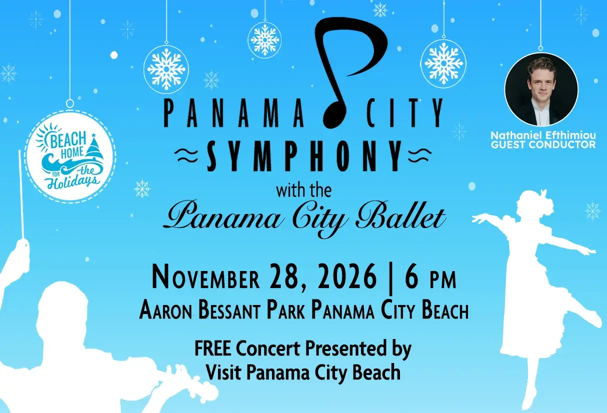 Panama City Symphony with Panama City Ballet at  Beach Home for the Holidays